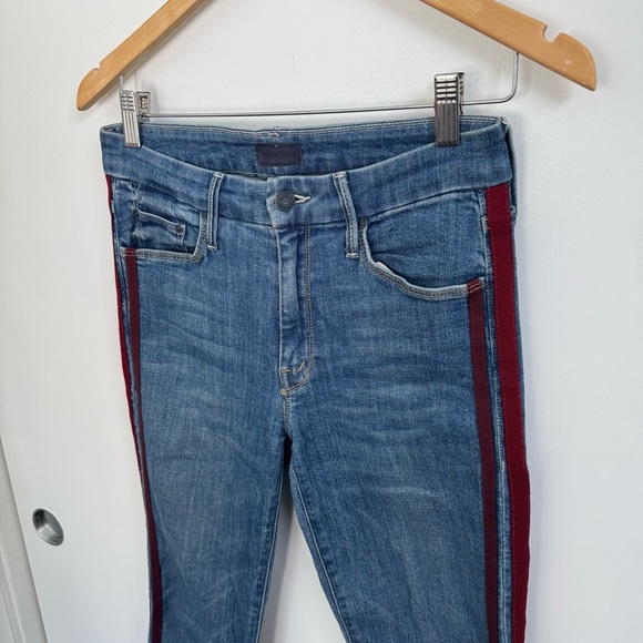 Mother The Looker Ankle Fray In‎ Keeping Love Alive Racer Size 27 - Picture 3 of 8